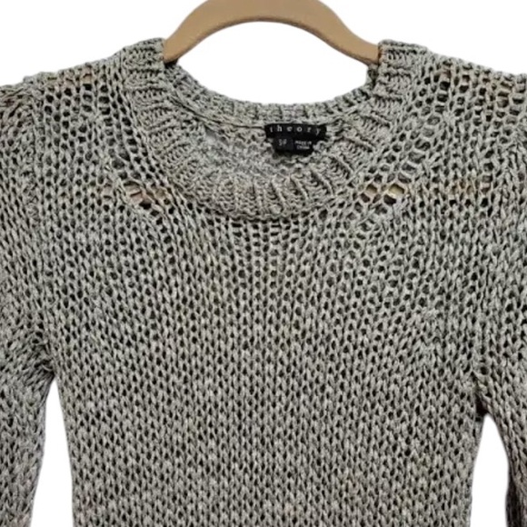 Theory Shirlyn Space Open Knit Sweater - Picture 2 of 4